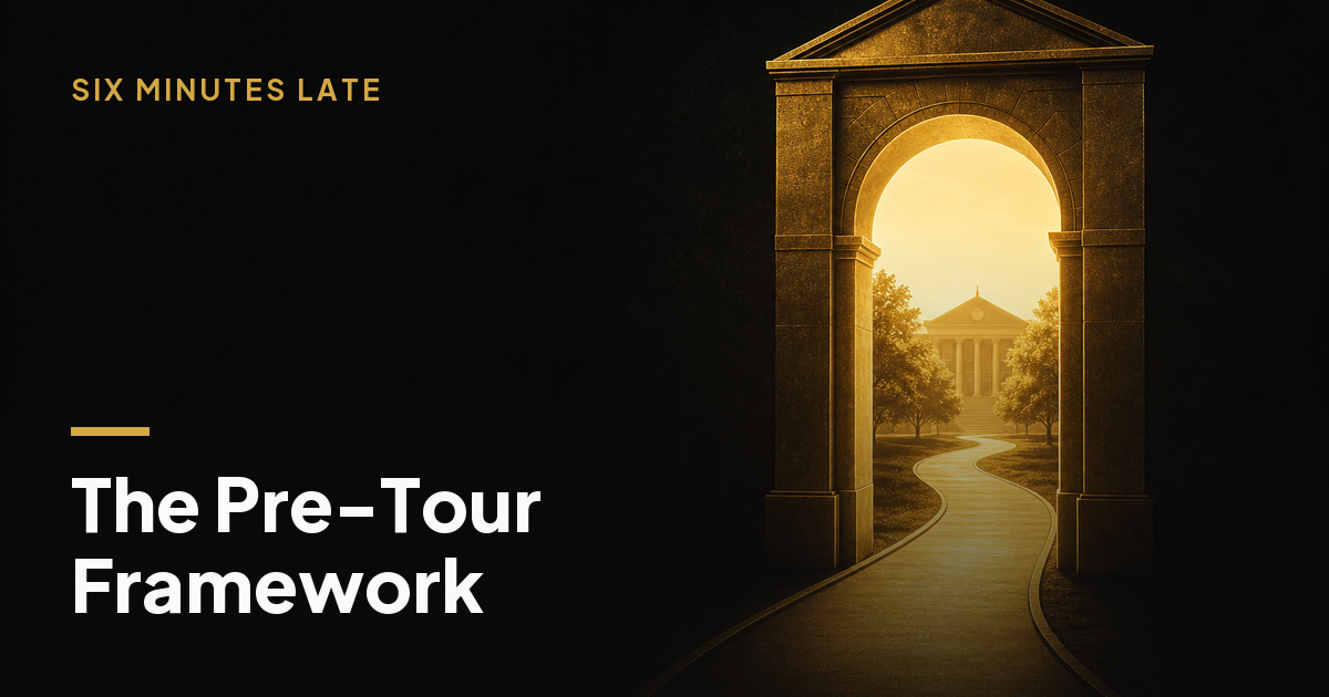The Pre-Tour Framework: Turn Digital Inquiries Into Campus Visits — Six Minutes Late